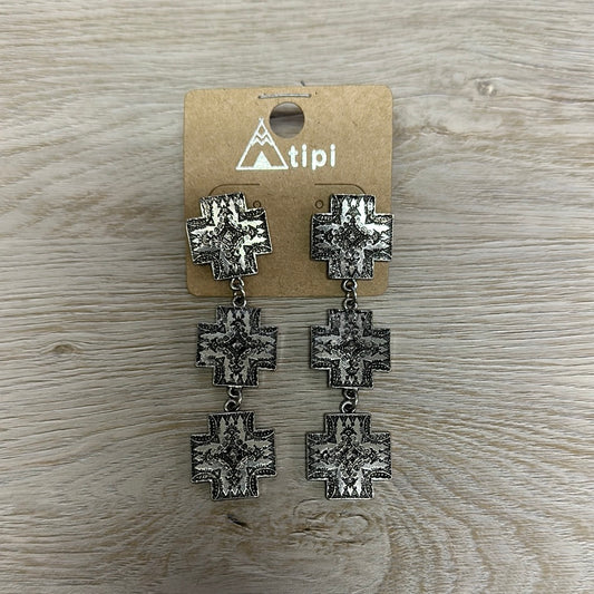 Cross earrings