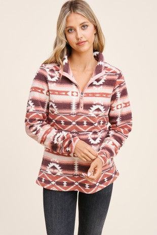 ALEEHA AZTEC PULLOVER