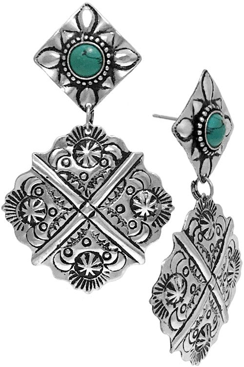 AZTEC DIAMOND EARRINGS