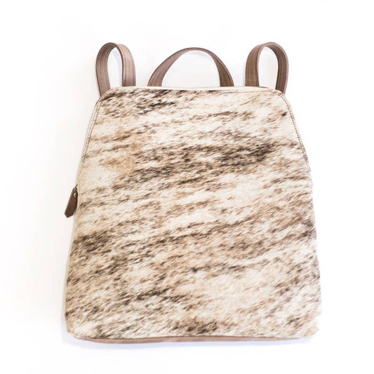 Riley Backpack | Brindle Cowhide