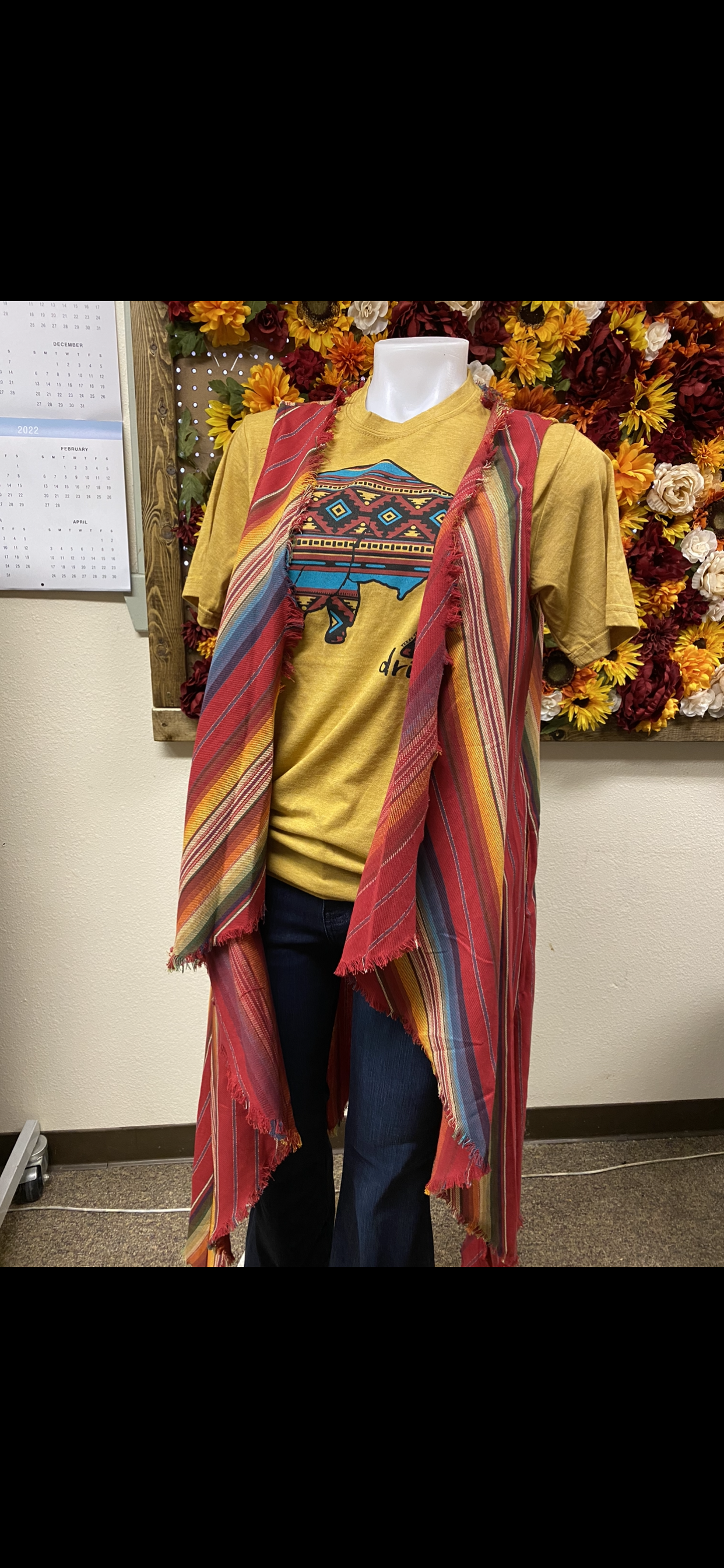 Serape Vest