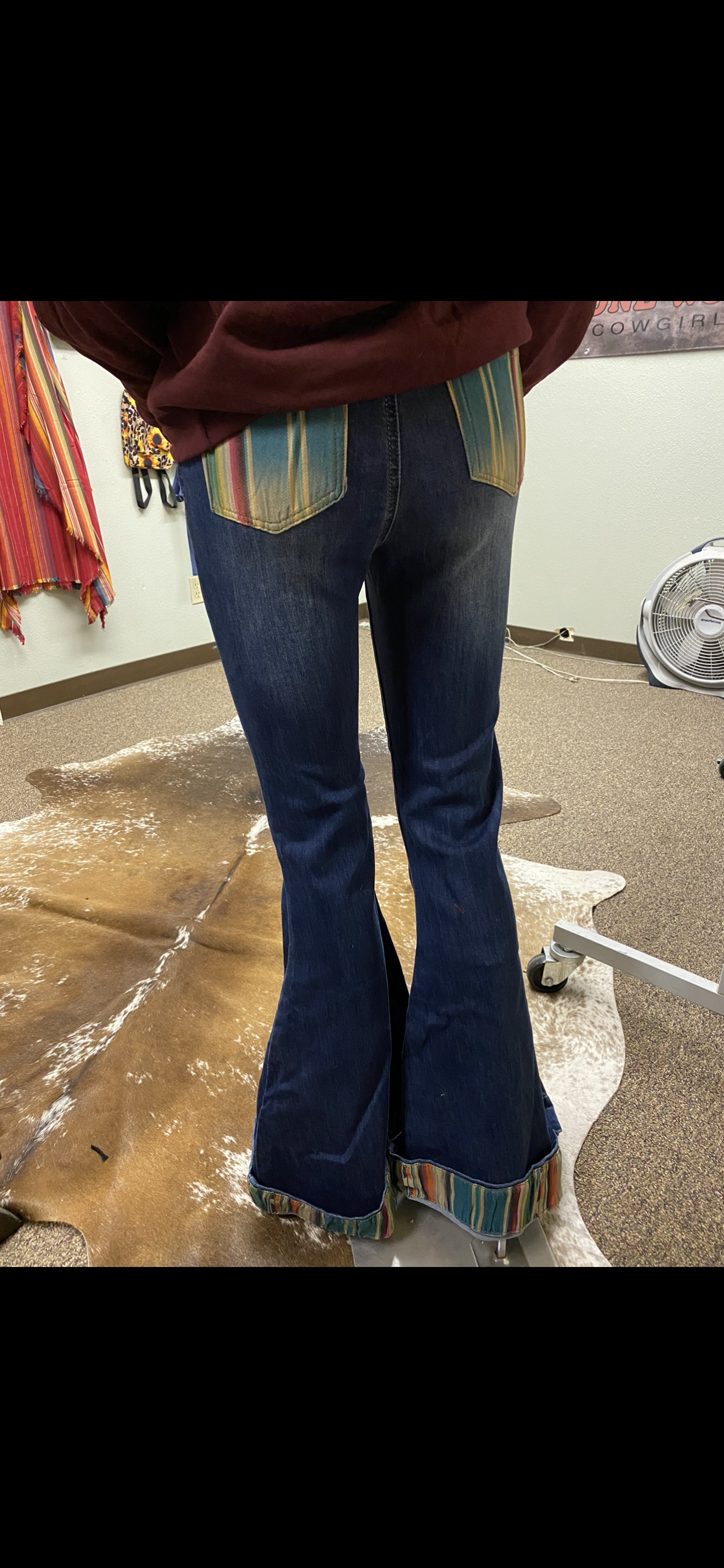 Serape Flare Jean