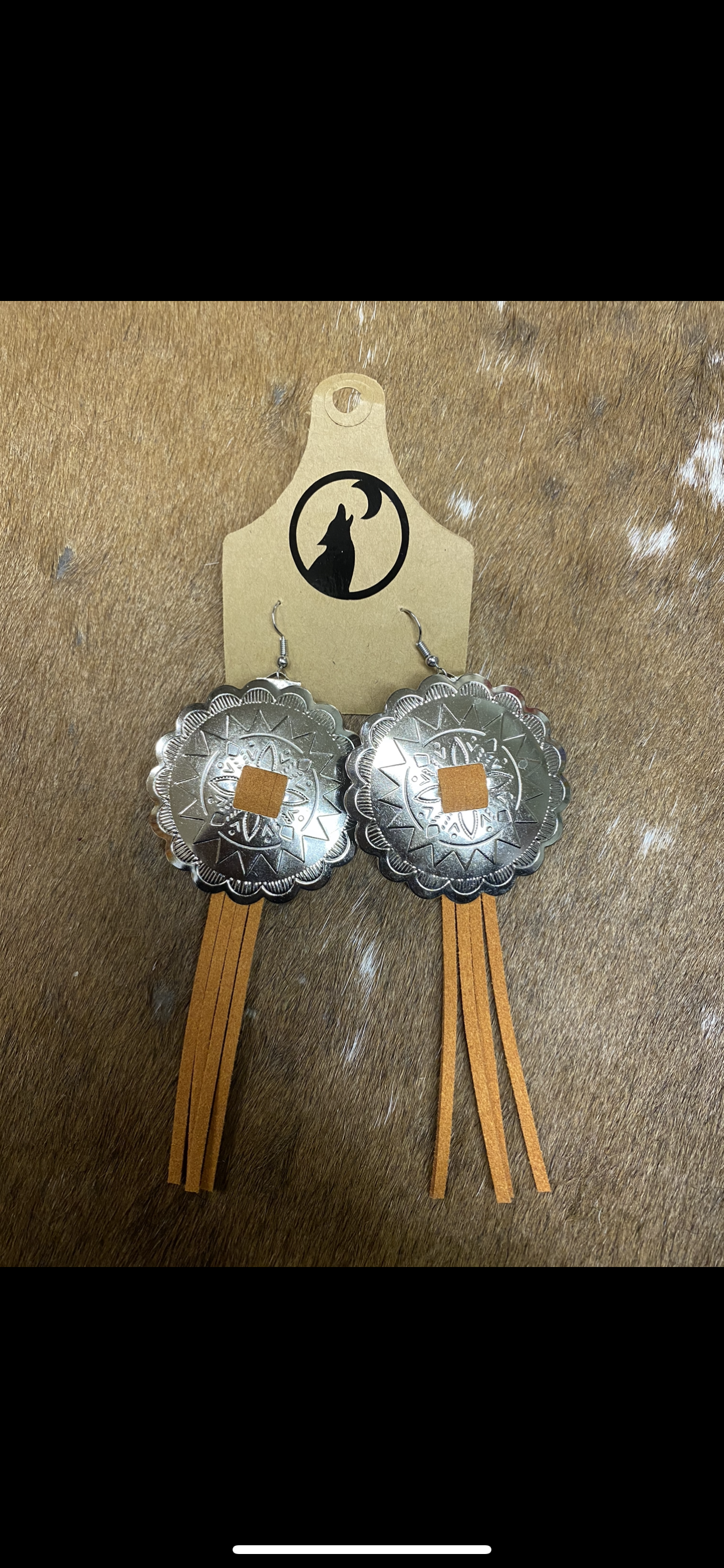 Single Concho Earrings