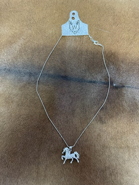 DIAMOND HORSE NECKLACE