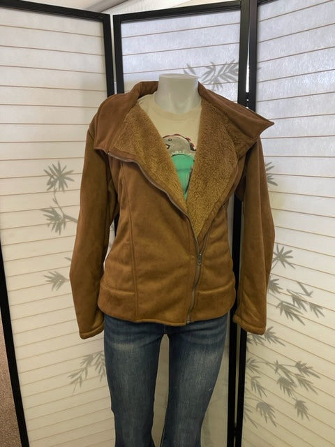 BROWN SUEDE JACKET