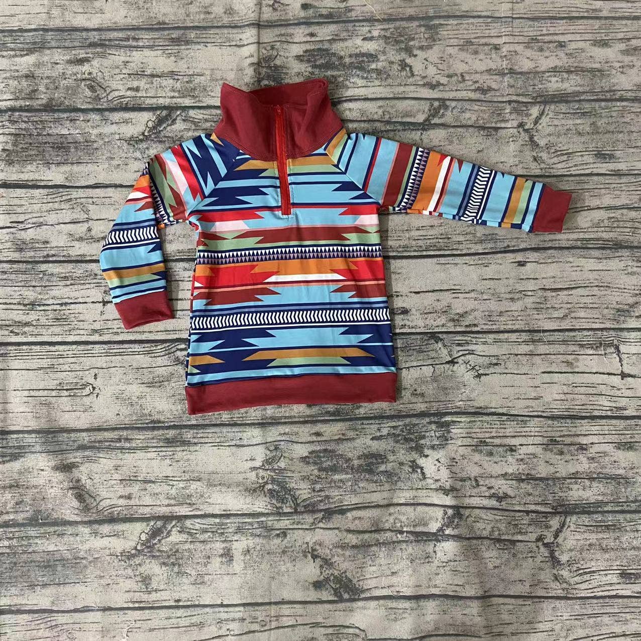 Aztec western pullover