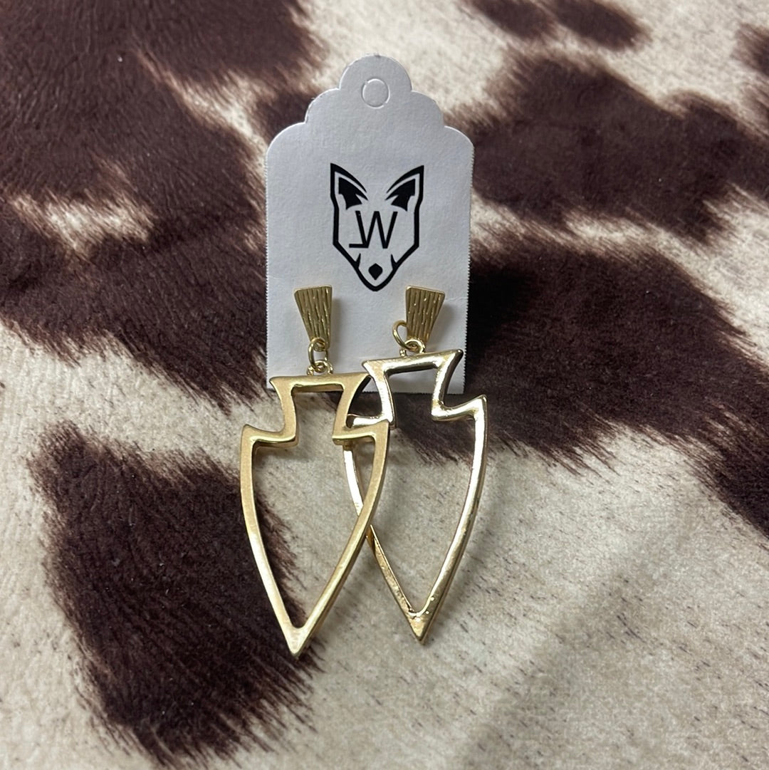 Arrowhead earrings