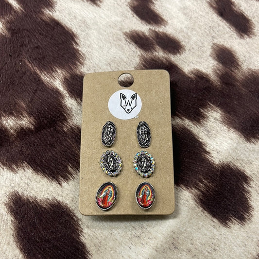 Virgin earring set